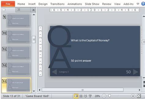 Quiz Game Show Template For Microsoft Powerpoint