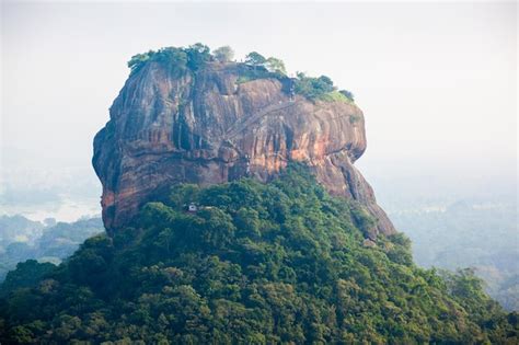 Premium Photo Sigiriya Rock Or Sinhagiri Or Lion Rock Aerial