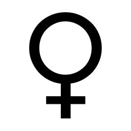 A classic and easily recognizable cactus. Female Sign Emoji (U+2640)