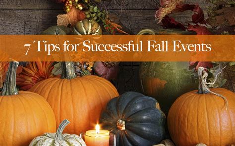 7 Tips For Successful Fall Events Paoc Bc And Yukon District