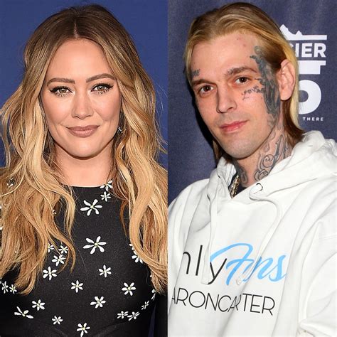 hilary duff slams “disgusting” book publisher for releasing aaron carter s unfinished memoir