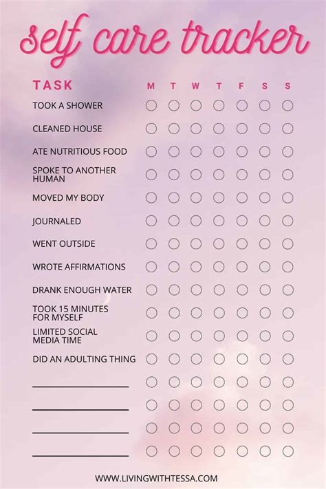 Ultimate Self Care For Beginners Checklist Habit Tracker