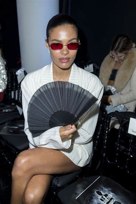 Tina kunakey is an actress, known for trust (2018), m. Tina Kunakey at Jean Paul Gaultier Fashion Show in Paris ...