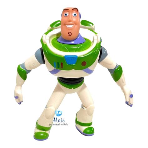Boneco Brinquedo Infantil Buzz Lightyear Toy Story Vinil No Shoptime