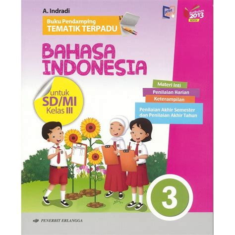 Jual Buku SD PENDAMPING TEMATIK TERPADU Bahasa Indonesia Kelas K