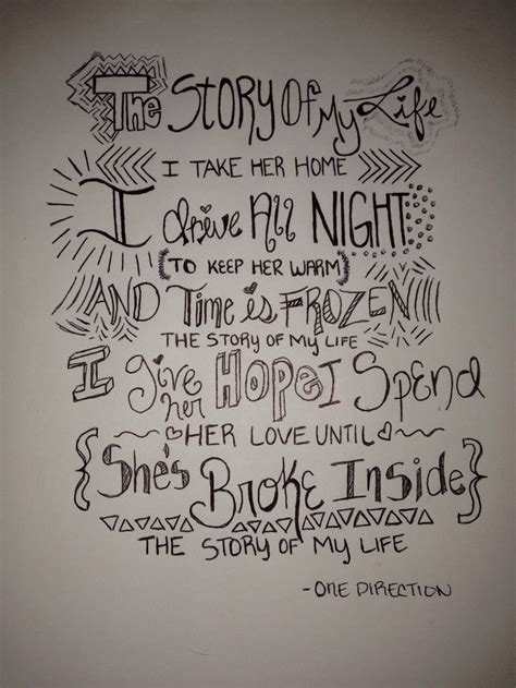 Story of my life lyrics. Story of my life - one direction | My Life Through Music ...