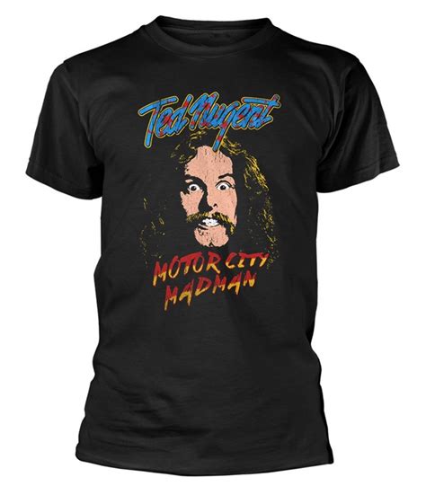 Ted Nugent Motor City Madman Black T Shirt