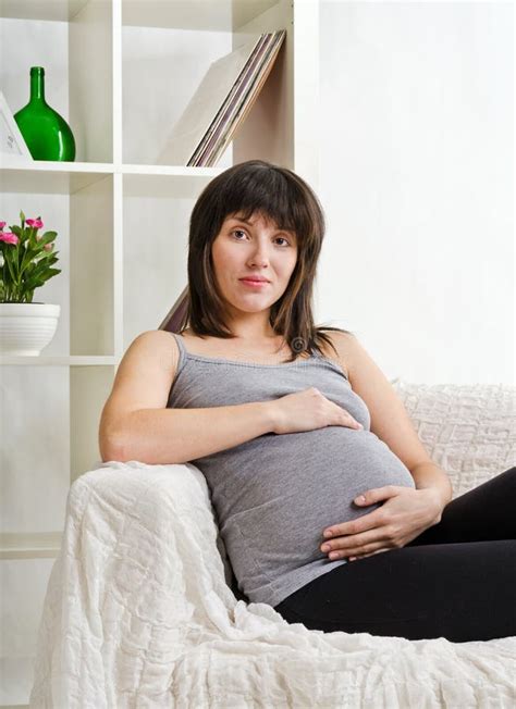 Pregnant Woman Stock Photo Image Of Anticipation Isolated 29704096
