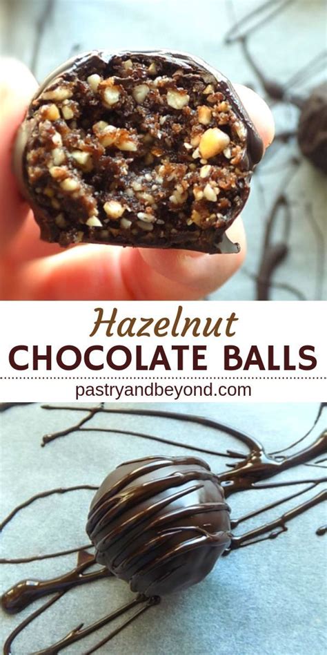 Healthy Hazelnut Chocolate Balls Youll Love These No Bake Hazelnut