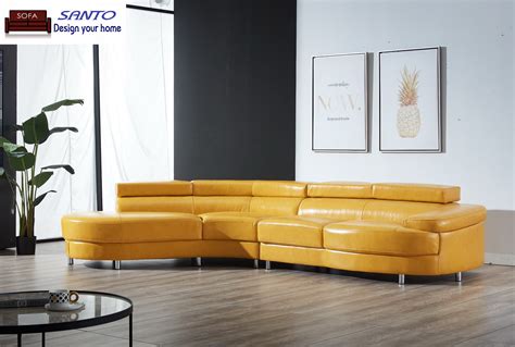 Contemporary Italian Leather Sectional Sofa Italian Style Sofas Design
