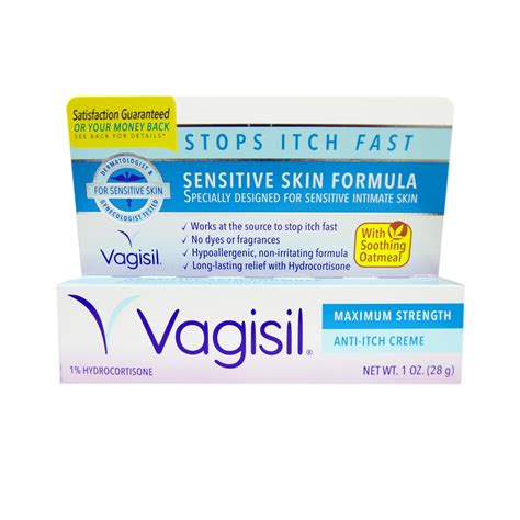 Vagisil Maxium Strength Sensitive Skin Creme 1oz Jollys Pharmacy