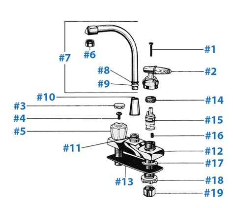 Delta bathroom faucet cartridge replacement repai faucets kitchen repair with sprayer. Repair Parts for One and Two Handle Delta Bathroom Faucets