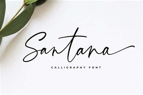 Santana Font Free Dafont Free