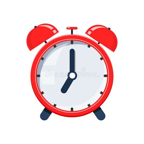7 O Clock Of The Alarm Watch Stock Vector Illustration Of Deadline