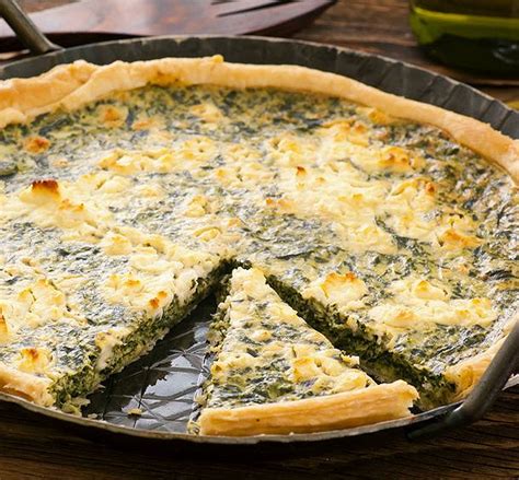 Recette Tarte au chèvre et aux épinards