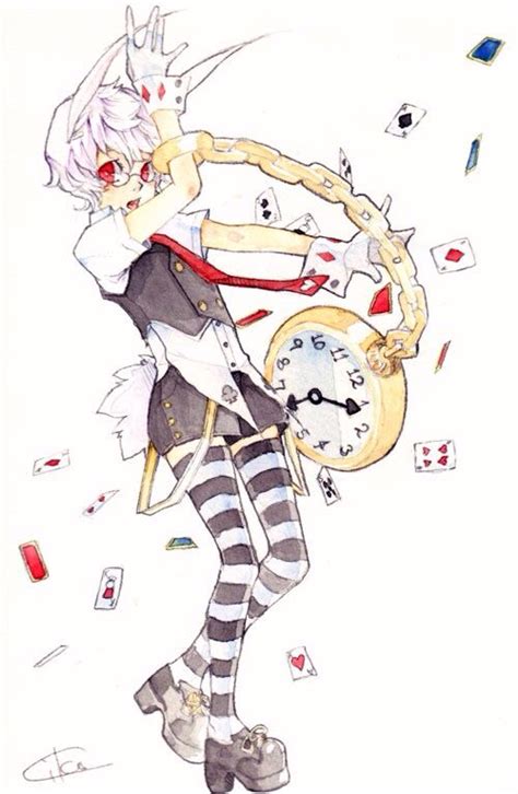 White Rabbit Anime Anime Art Fantasy Alice Im Wunderland