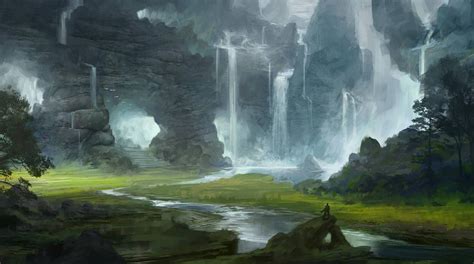 Caves By Sebastianwagner On Deviantart Fantasy Art Landscapes
