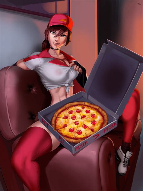 Sivir And Pizza Delivery Sivir League Of Legends Drawn By Aka Danbooru