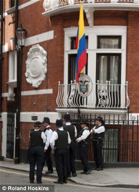 Police Bill To Watch Over Ecuadorian Embassy Where Assange Is In Hiding Close To M Scotland