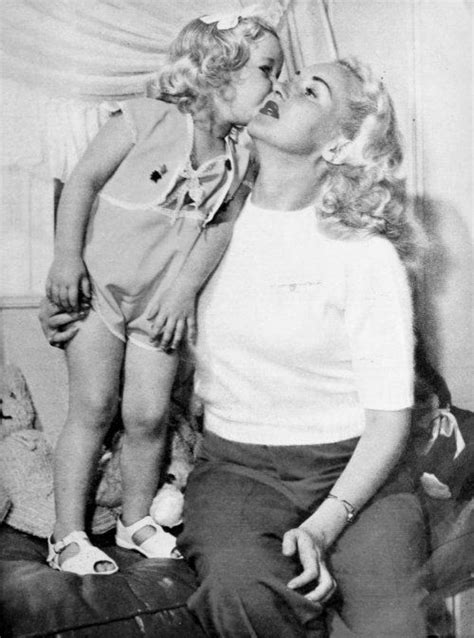 Betty Grable With Her Daughter Victoria 1946