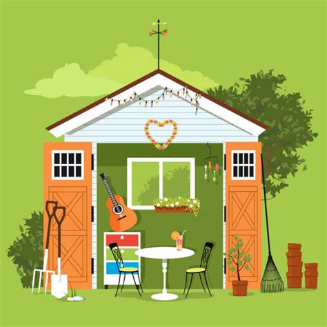 Shed Illustrations Royalty Free Vector Graphics And Clip Art Istock