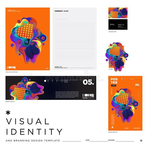 Vector Background Illustration Visual Identity Brand Template Colorful
