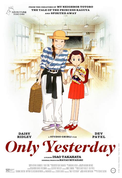 Watch ‘only Yesterday Trailer Brings Studio Ghibli Masterpiece To