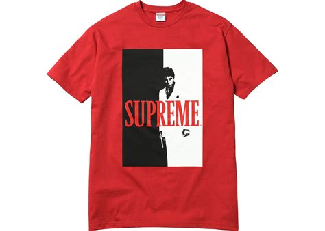 + box logo hoodie confirmed?! Red Supreme Scarface Split Tee - StockX News
