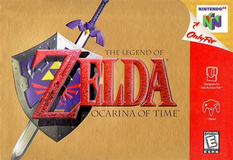 The Legend Of Zelda Ocarina Of Time Box Art Videojuegos Retro
