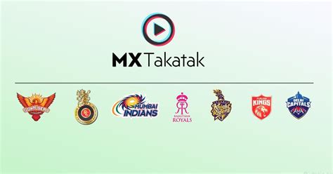 Ipl 2021 Mx Takatak Announces Deal With Seven Teams Sportsmint Media