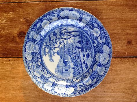 Antique Blue And White Plate Collectors Weekly