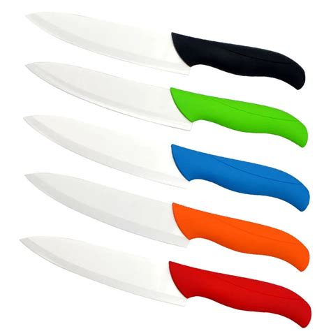 Brand Mrw 5 Colors High Quality Kitchen Ceramic Knife 7 Inch White