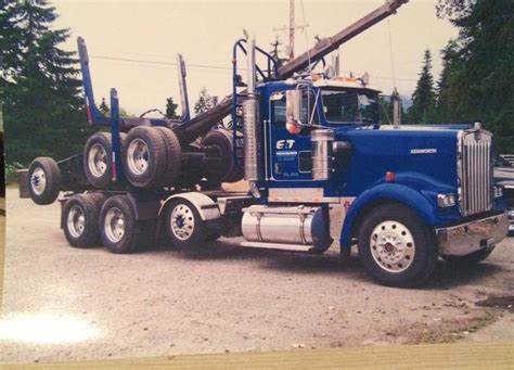 Kenworth W900l Logging Truck Big Rig Trucks