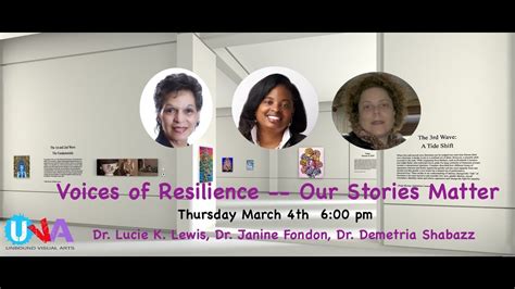 "Voices of Resilience -- Our Stories Matter" - March 4, 2021 - YouTube