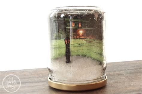 Waterless Snow Globes With Photos The Gold Jellybean