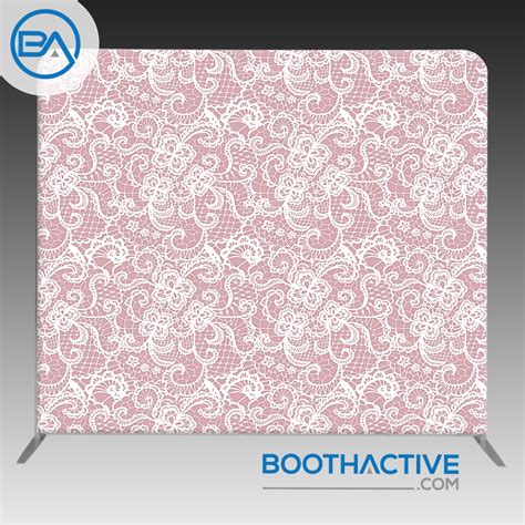 8 X 8 Backdrop Lace Boothactive