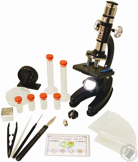 Deluxe Microscope Set In Hand Carrying Case By Elenco Electronics