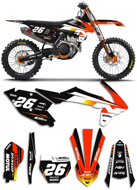 Kt00 Ktm Graphic Ktm Motocross Enduro B100it Store Grafica