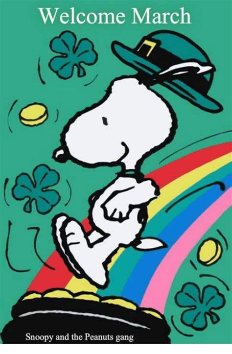 Welcome March Snoopy Images Marchimages Marchquotes March2019