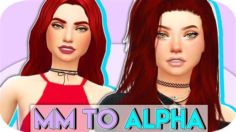 The Sims 4 Maxis Match To Alpha😱💜 Cc Links Youtube