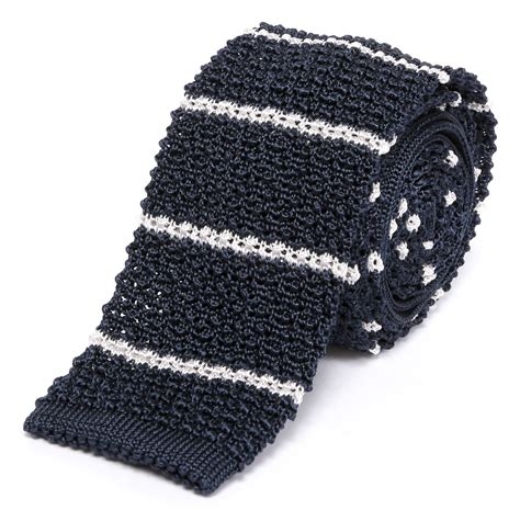Classic Stripe Knit Tie