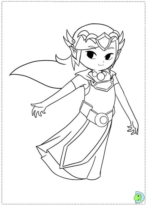 The Legend Of Zelda Coloring Pages - Coloring Home