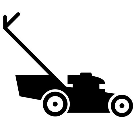 Lawn Mower Icon Transparent Lawn Mower PNG Images Vector FreeIconsPNG
