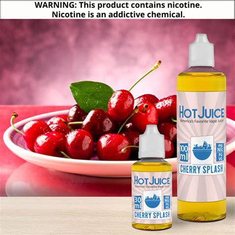 Our Unbelievably Sweet Cherry Splash Vape Juice Will Have You Inhaling