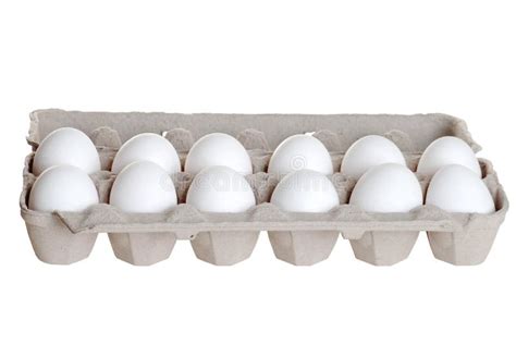 One Dozen Eggs Stock Photo Image Of Package Dozen Shell 14270706