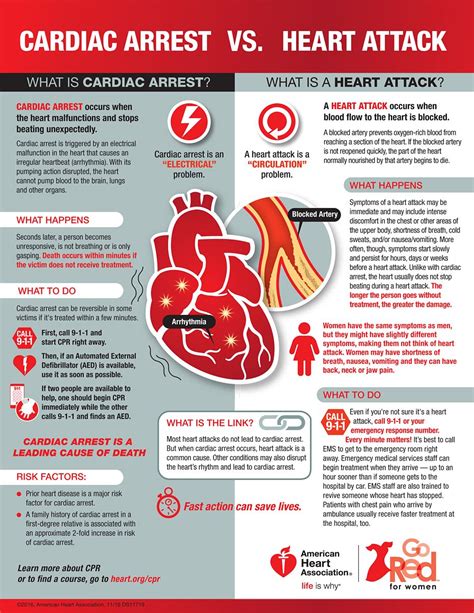 Learn the difference between a heart attack and cardiac arrest and how to perform cpr. Cardiac Arrest Causes : American Heart Association Reports ...