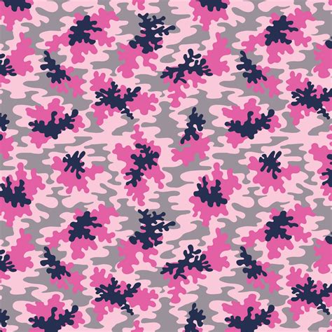 Cute Camouflage Fabric Pinknavy
