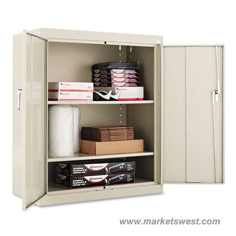 We have double and single door cabinets, as well as cabinets with drawers. Alera Heavy Duty Welded Metal Storage Cabinet 42x36x18