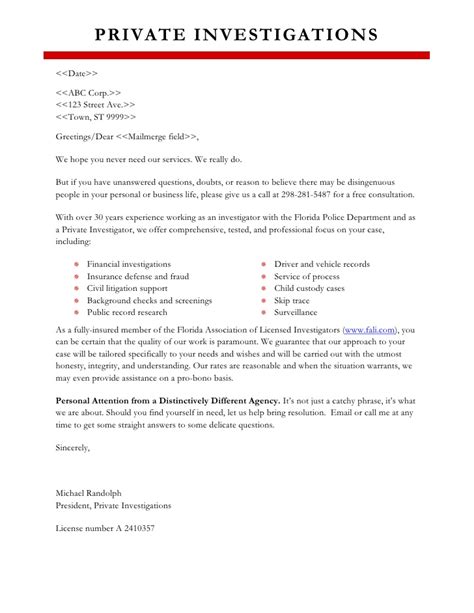 Insurance Marketing Letter Template ~ Resume Letter