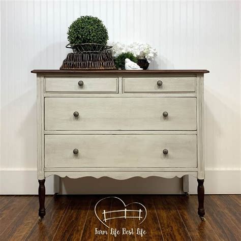 Maybe you would like to learn more about one of these? Antique White Refurbished Dresser With Furniture Paint ...